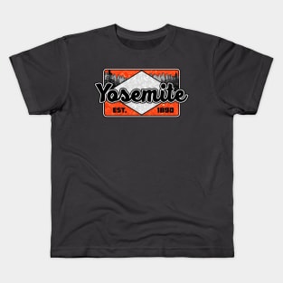 Yosemite National Park California Kids T-Shirt